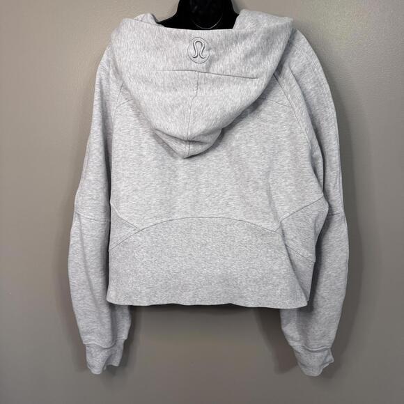 Lululemon Scuba Oversized Half-Zip Hoodie Heather Core Medium Grey Size XL/XXL - Picture 2 of 9